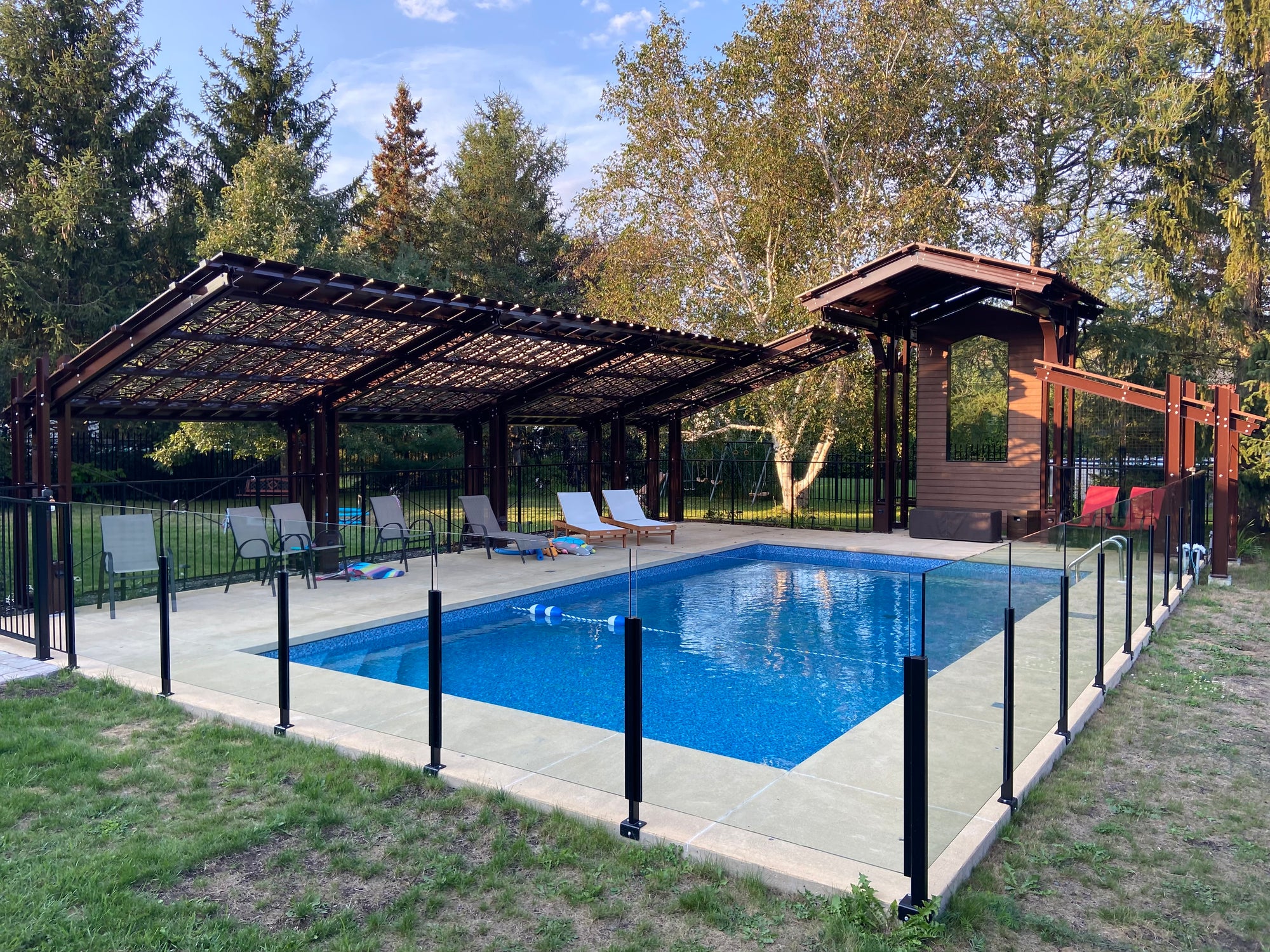 Ouverture piscine creusée